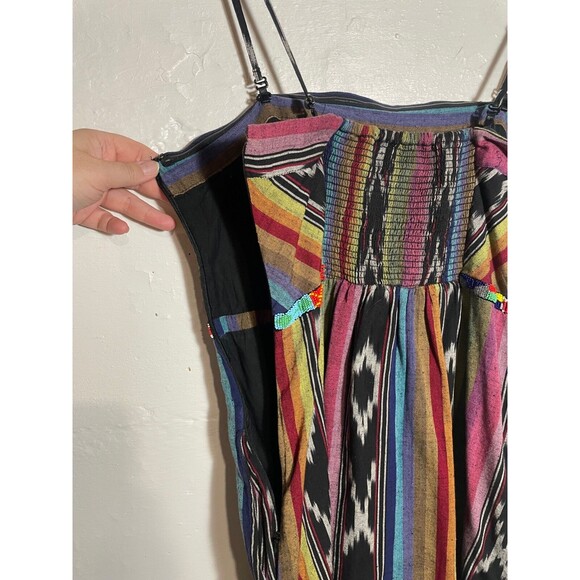 Multicolor Striped Women's Dress - Picture 14 of 16